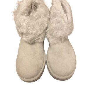 UGG grey mini Toscana cuff boots